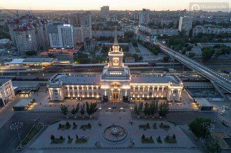 Обновленный железнодорожный вокзал Волгоград-1